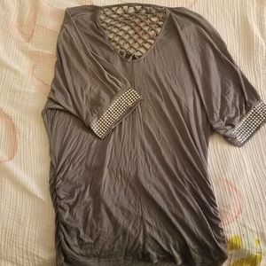 Bling crystal rushed top